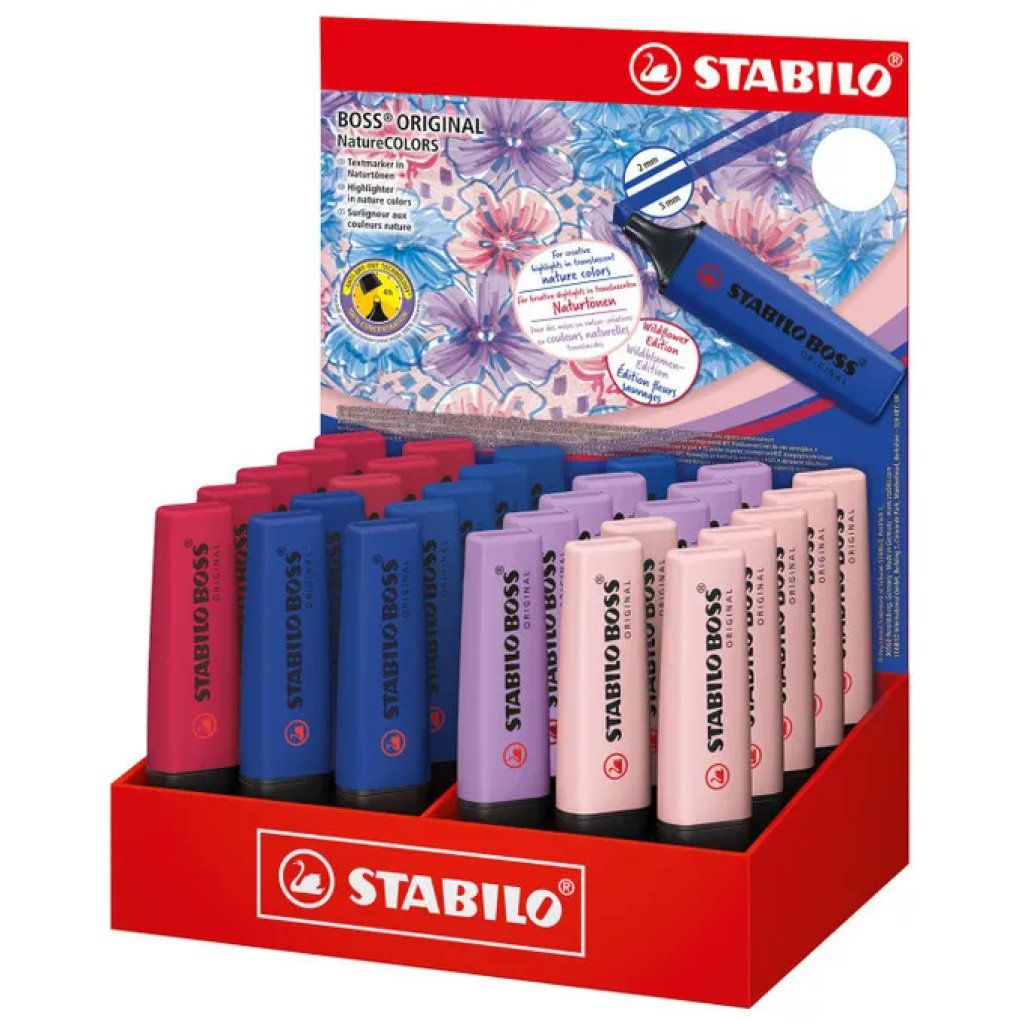 Stabilo 70-30-3-2 Evidenziatori Boss Nature Colors Wildflowers Edition Espositore da 30 Pezzi Stabilo 70-30-3-2 Evidenziatori Boss Nature Colors Wildflowers Edition Espositore da 30 Pezzi