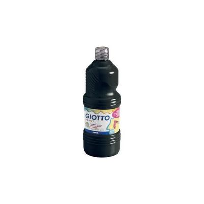 Giotto Tempera Pronta Extra Quality Nera, Flacone da 1000 ml