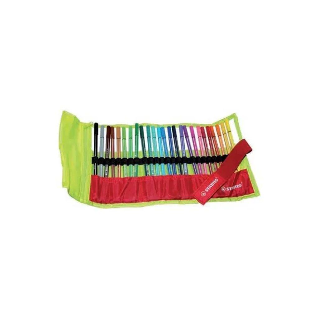 STABILO Pen 68 – Set di 25 pennarelli assortiti con astuccio