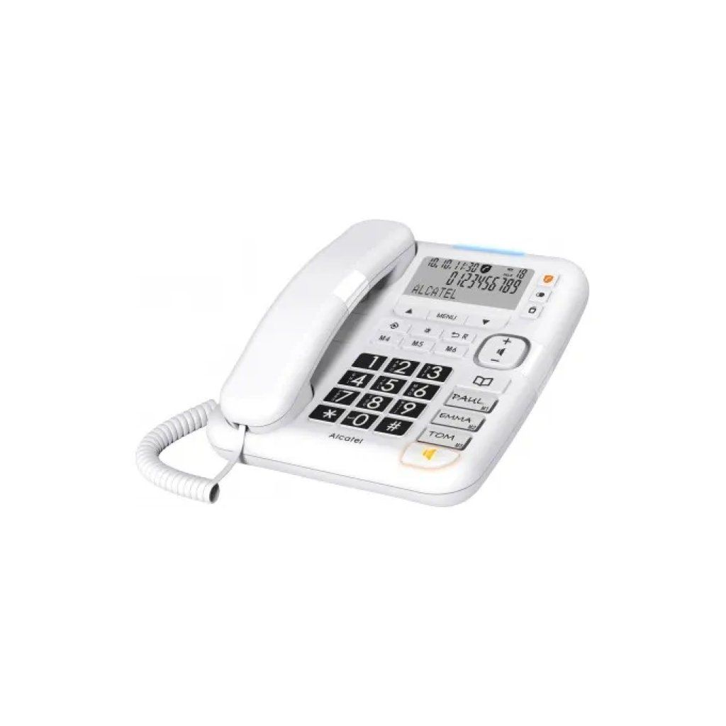 Alcatel TMAX 70 Telefono Fisso Analogico Bianco