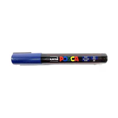 OSAMA Confezione da 6 Pennarelli Uni POSCA Medi Blu