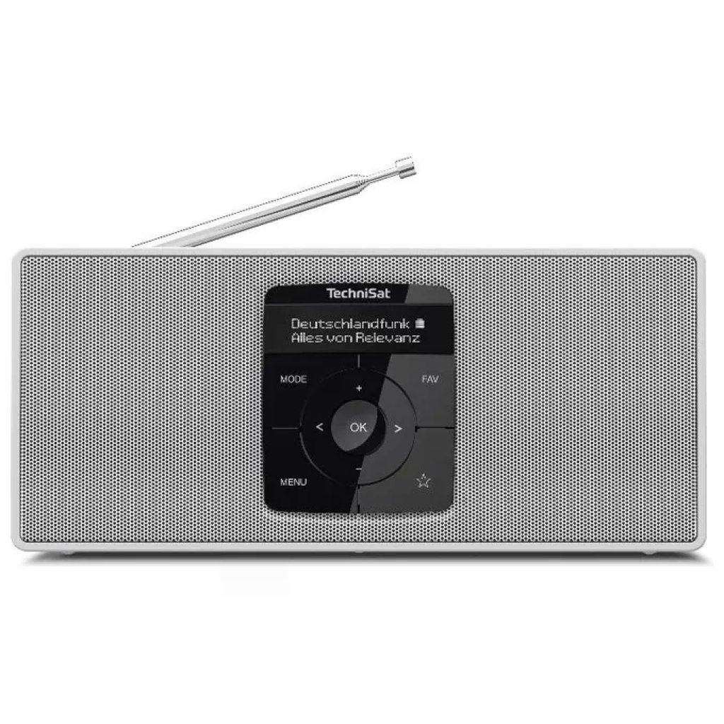 TechniSat DIGITRADIO 2 S Radio Portatile DAB+/FM Bianca con Bluetooth