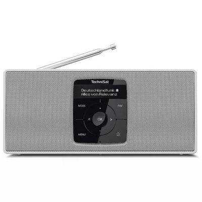 TechniSat DIGITRADIO 2 S Radio Portatile DAB+/FM Bianca con Bluetooth