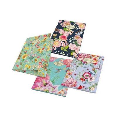 Pigna Flower 24 – Set da 6 cartellette con elastico