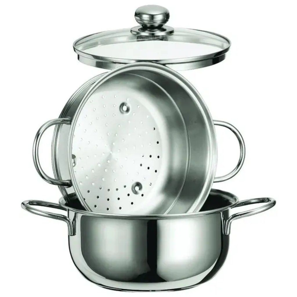 Inoxriv Linea Star – Set per cottura a vapore 20 cm