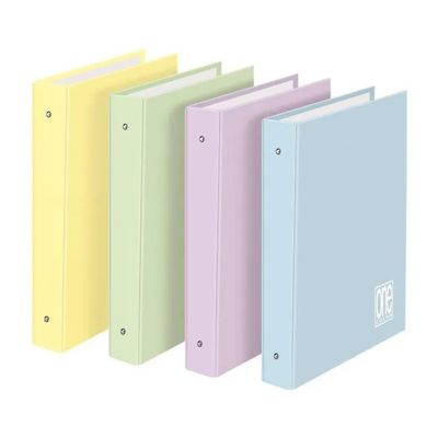 Blasetti Onecolor Pastello – 6 copertine ad anelli assortite, 26 × 32 cm