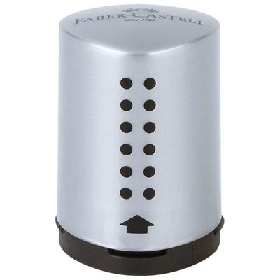 FABER CASTELL Faber-Castell Grip Mini Silver Temperamatite – Confezione da 10