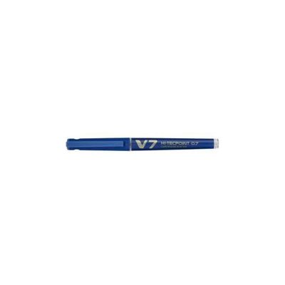 Pilot Hi-Tecpoint V7 – Penna roller blu ricaricabile, confezione da 10