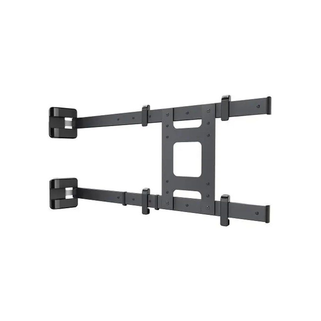 Meliconi 480872 Flag TV – Supporto a parete orientabile per TV da 49 a 82 pollici, nero