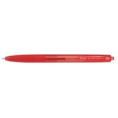 Pilot SuperGrip G Penne a Sfera Rosse a Scatto, Punta 1 mm, 12 Pezzi Pilot SuperGrip G Penne a Sfera Rosse a Scatto, Punta 1 mm, 12 Pezzi