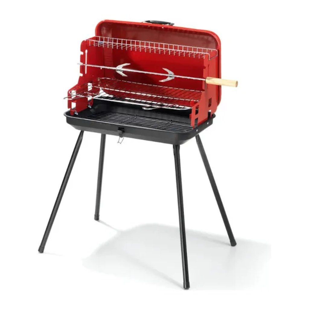 Ompagrill B39099 Barbecue a Valigetta a Carbonella, Nero Ompagrill B39099 Barbecue a Valigetta a Carbonella, Nero