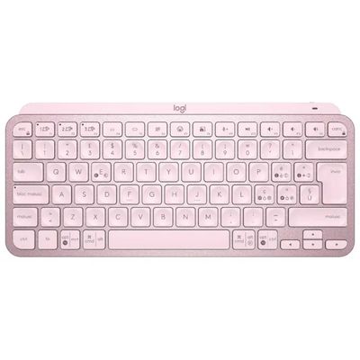 Logitech MX Keys Mini Tastiera Wireless Retroilluminata Rosa