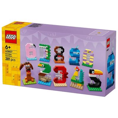 LEGO Iconic 40807 Numeri del compleanno, 281 pezzi LEGO Iconic 40807 Numeri del compleanno, 281 pezzi