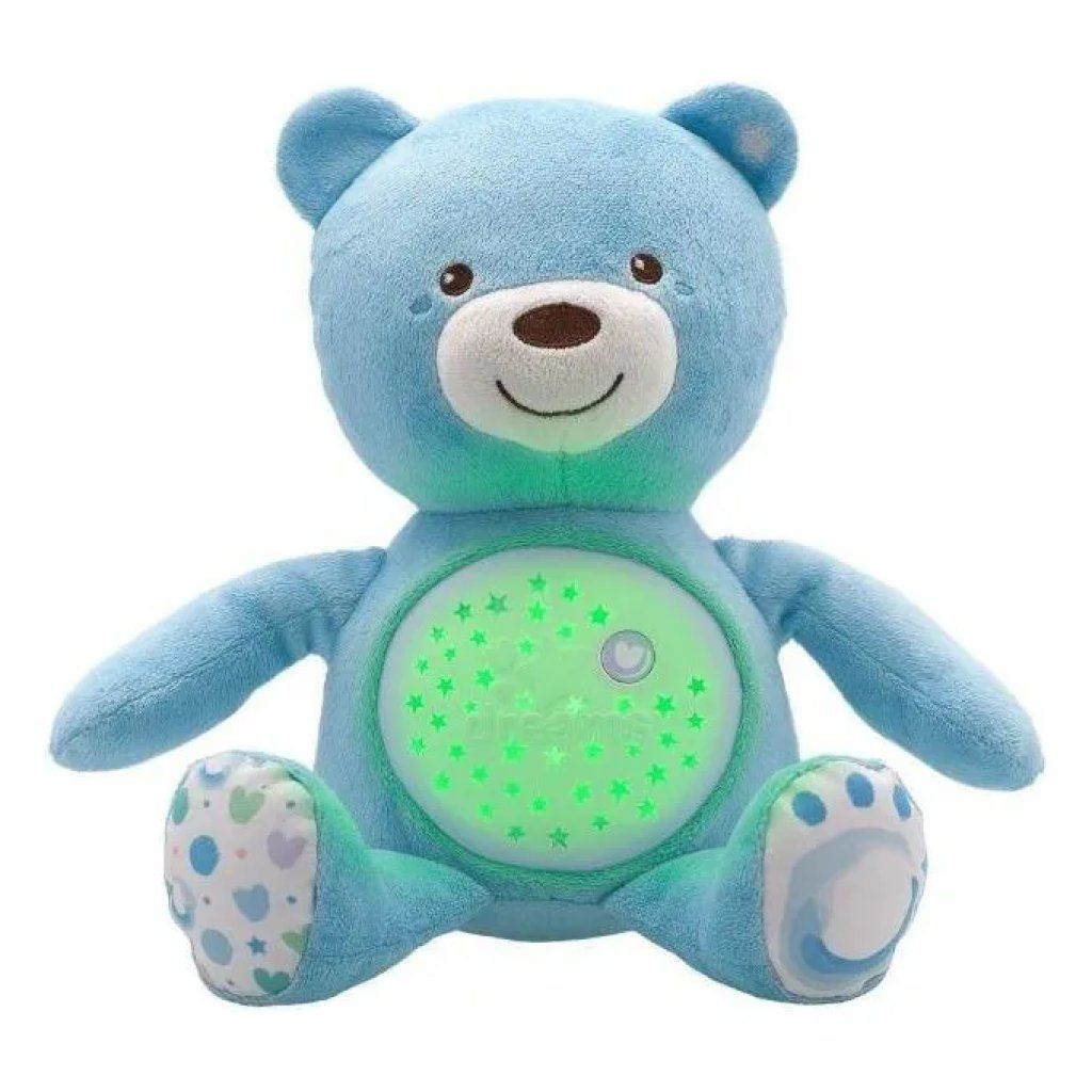 Chicco Baby Bear Azzurro – Orsacchiotto Proiettore Musicale