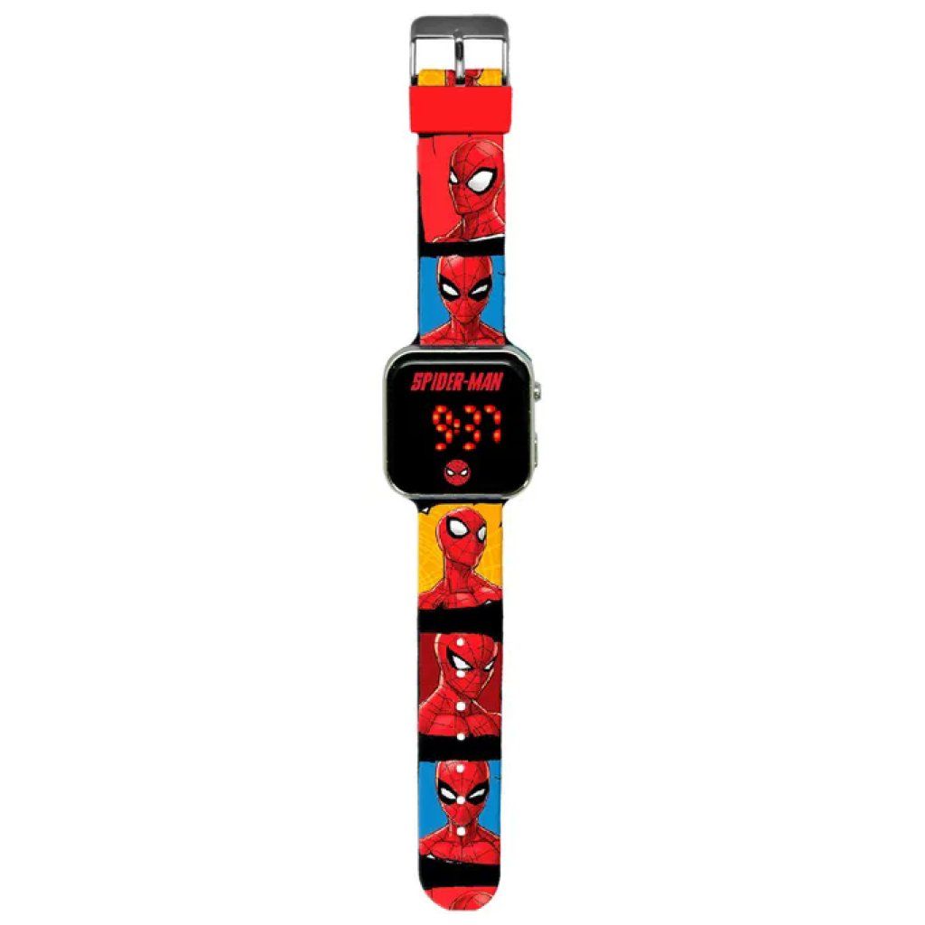 SPIDERMAN Orologio digitale LED per bambini Spiderman SPIDERMAN Orologio digitale LED per bambini Spiderman