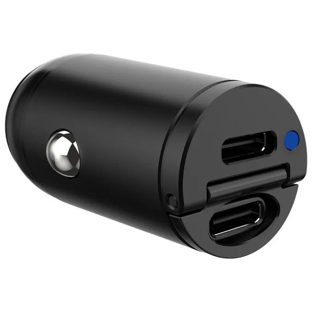 Celly CCmini Caricabatterie Auto USB-C PD 30 W Nero
