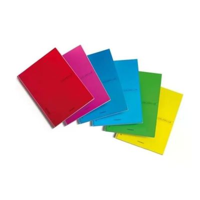 Blasetti Color Club – Set da 6 quaderni spiralati A4, rigatura 4 mm Blasetti Color Club – Set da 6 quaderni spiralati A4, rigatura 4 mm
