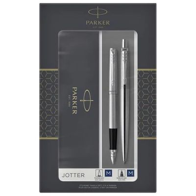 Parker Jotter Duo – Set penna a sfera e stilografica