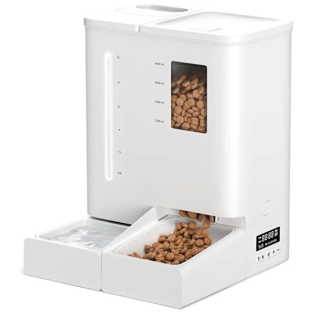 CAREPET F03V Distributore Automatico 2 in 1 per Cani e Gatti, con App e Telecamera