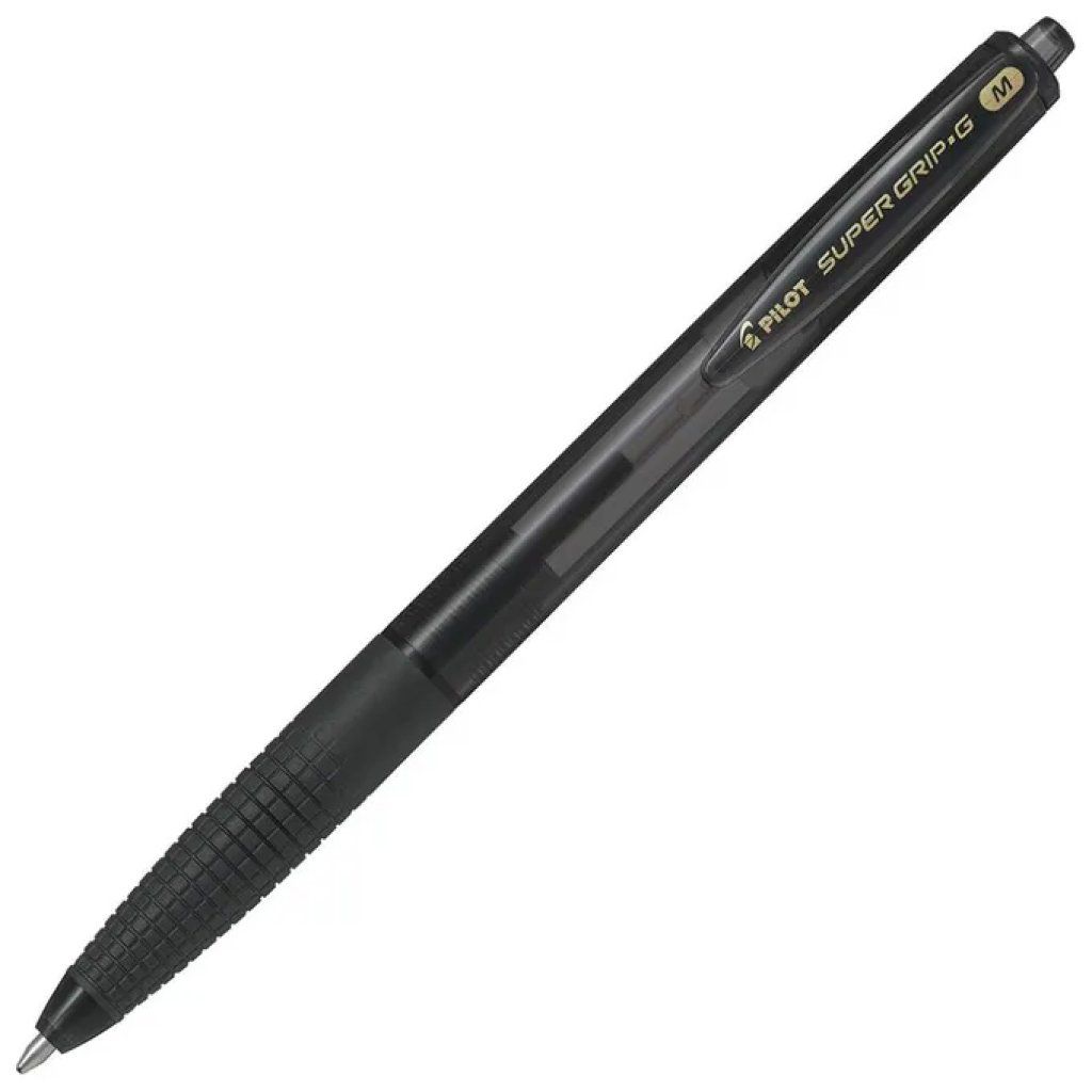 Pilot SuperGrip a Scatto, Penne Nere da 1 mm, Confezione da 12 Pilot SuperGrip a Scatto, Penne Nere da 1 mm, Confezione da 12