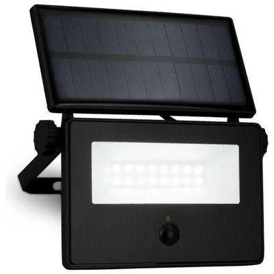 Briloner BT10028 Applique Solare LED da Esterno 400 lm con Sensore, IP54, Nera