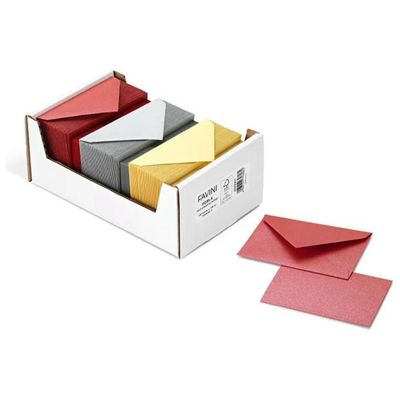 CARTOTECNICA FAVINI Favini A57X211 Buste e Cartoncini Perlati 150 pz 7,2x11 cm colore Oro Rosso Argento CARTOTECNICA FAVINI Favini A57X211 Buste e Cartoncini Perlati 150 pz 7,2x11 cm colore Oro Rosso Argento