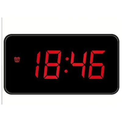Lowell JE5112N Sveglia Digitale Nera con Display LED Rosso Lowell JE5112N Sveglia Digitale Nera con Display LED Rosso