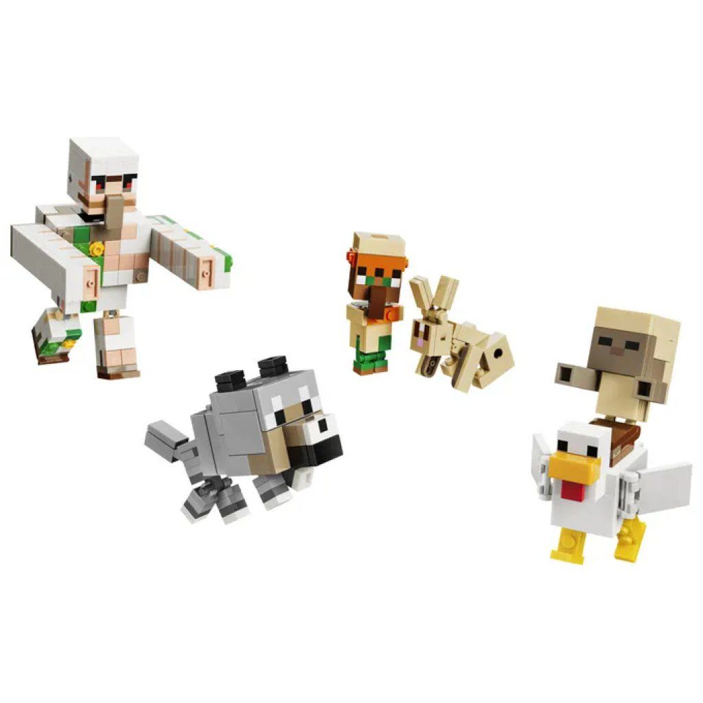 LEGO Minecraft Attacco nel Deserto del Fantino di Polli, 428 Pezzi LEGO Minecraft Attacco nel Deserto del Fantino di Polli, 428 Pezzi
