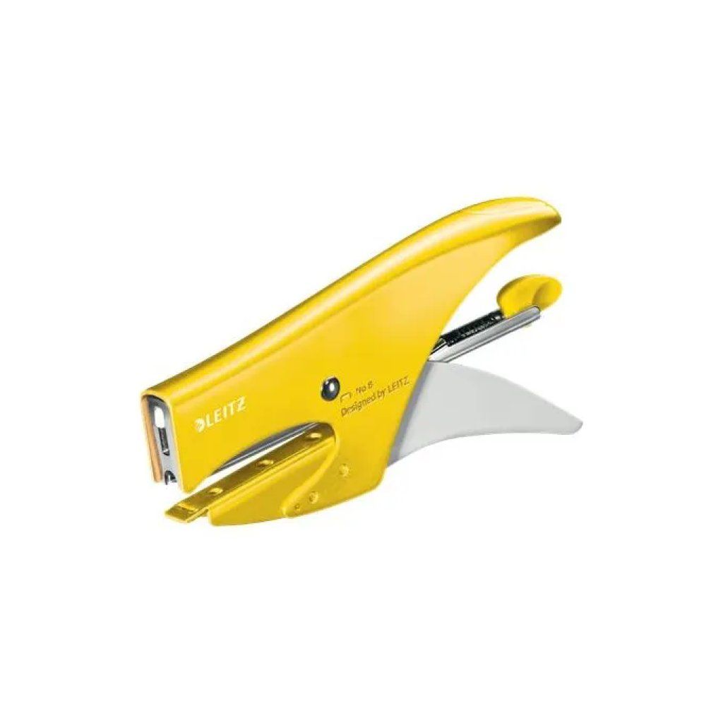 Leitz Cucitrice a Pinza Gialla, 15 Fogli Leitz Cucitrice a Pinza Gialla, 15 Fogli