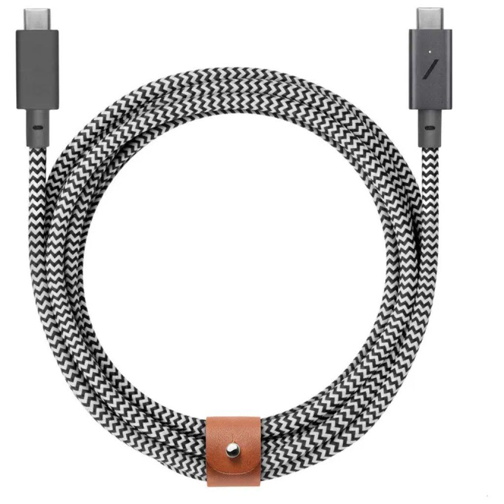 Native Union Belt Pro cavo USB-C 240W, 2,4 m, Zebra