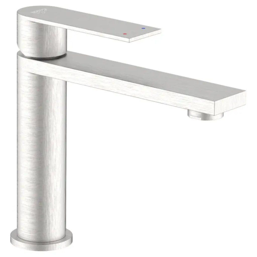 Idro Bric Solar SCARUB1500AC – Miscelatore lavabo in acciaio inox spazzolato