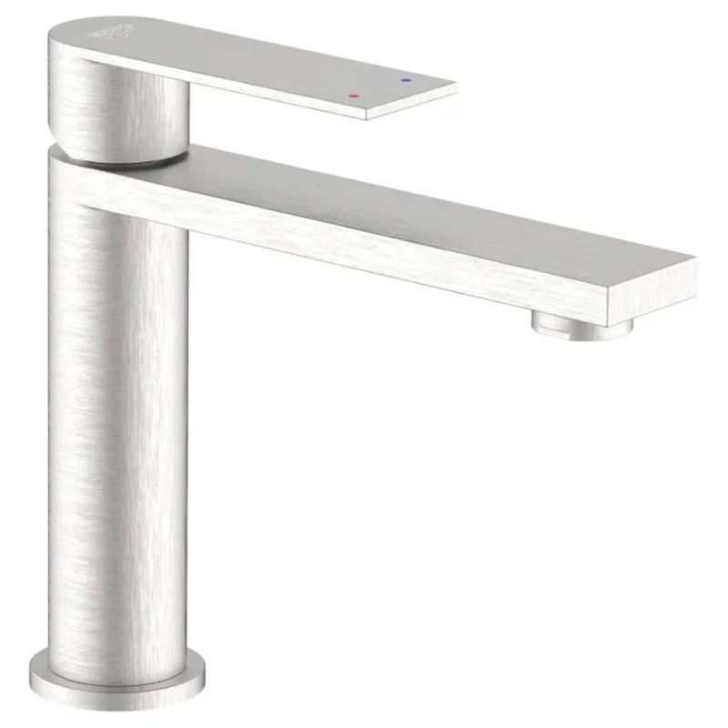 Idro Bric Solar SCARUB1500AC – Miscelatore lavabo in acciaio inox spazzolato