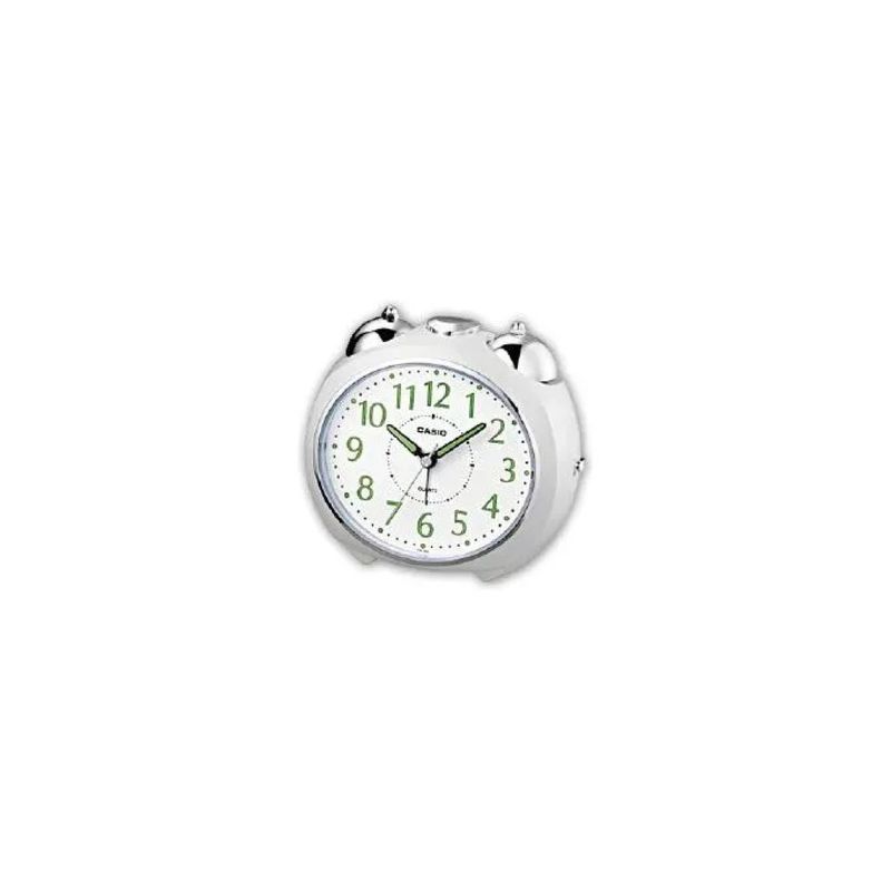Casio TQ-369-7EF Sveglia Analogica a Campana Bianca