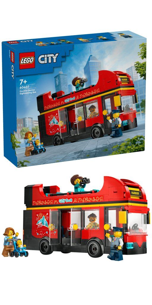 LEGO City Autobus Turistico Rosso a Due Piani 60407