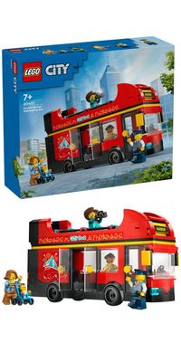LEGO City Autobus Turistico Rosso a Due Piani 60407 LEGO City Autobus Turistico Rosso a Due Piani 60407