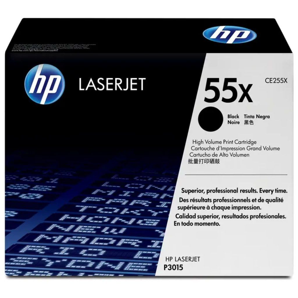 HP 55X CE255X Toner Originale Nero ad Alta Capacità HP 55X CE255X Toner Originale Nero ad Alta Capacità