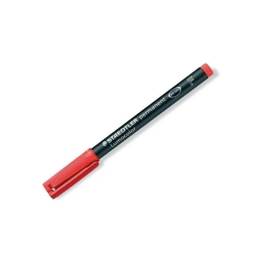 Staedtler Lumocolor 318-2 – Confezione da 10 pennarelli permanenti rossi