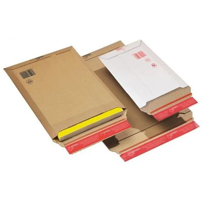 Colompac CP01006 – Buste in cartone ondulato 25 × 36 × 5 cm, avana, 20 pezzi