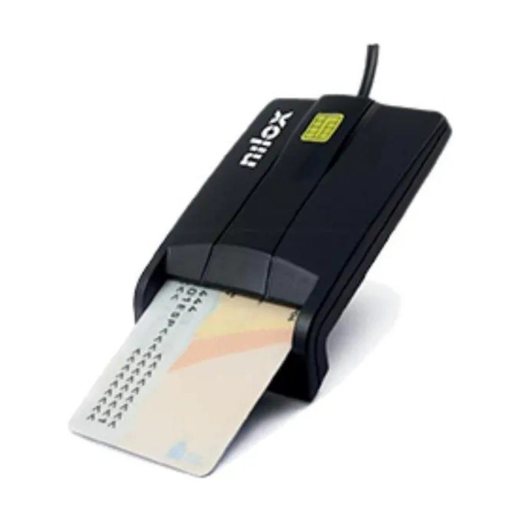 Nilox NXLD001 Lettore Smart Card USB 2.0 Nero Nilox NXLD001 Lettore Smart Card USB 2.0 Nero