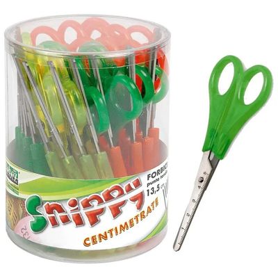 Lebez CF24 – Set da 24 forbici con punta tonda, 13,5 cm