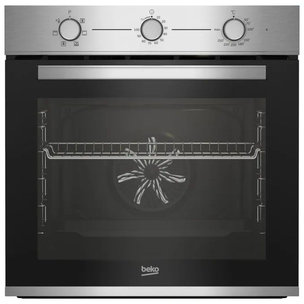 BEKO Forno da incasso Beko BBIE12100X, 72 L, ventilato, inox