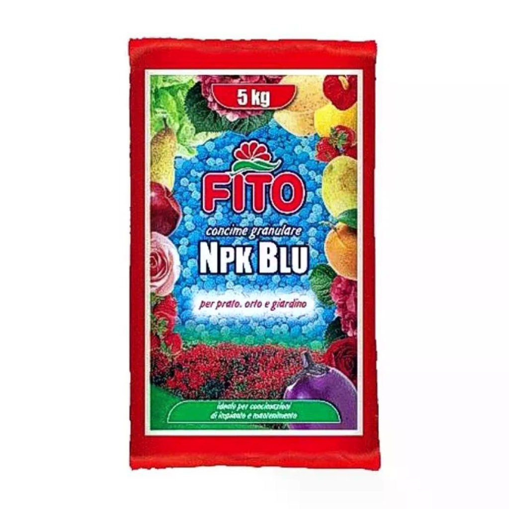 FITO Concime Granulare NPK Blu 12-6-18 con Boro e Zinco, 5 kg FITO Concime Granulare NPK Blu 12-6-18 con Boro e Zinco, 5 kg