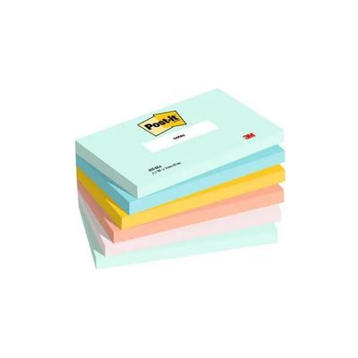Post-it Beachside – Confezione da 6 blocchetti adesivi 76 × 127 mm Post-it Beachside – Confezione da 6 blocchetti adesivi 76 × 127 mm
