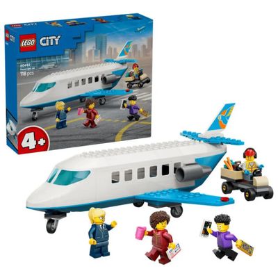 LEGO City Jet Passeggeri 60492 – Aereo da costruire, 118 pezzi