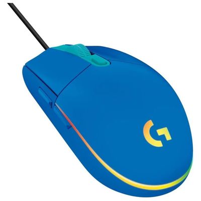LOGITECH Mouse Gaming Logitech G203 LIGHTSYNC 8000 DPI Blu