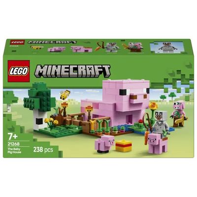 LEGO Minecraft 21268 La Casa del Maialino – Set da 238 Pezzi, dai 7 Anni