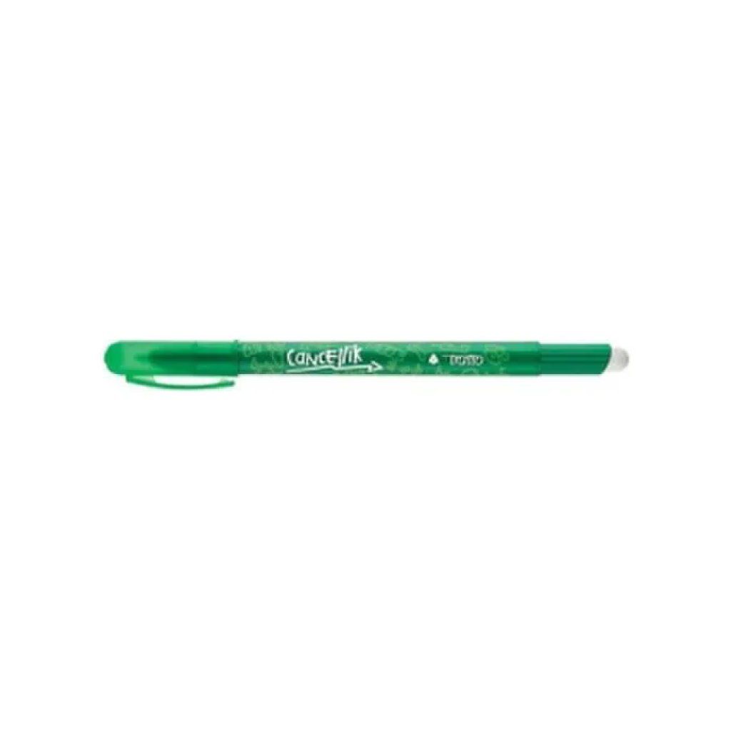 TRATTO Cancellik – Confezione da 12 penne cancellabili verde chiaro