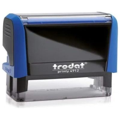 Trodat Printy 4912 Eco – Timbro autoinchiostrante blu