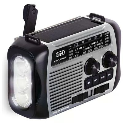 Trevi RA 7F30 BT Radio Portatile Solare con Dinamo