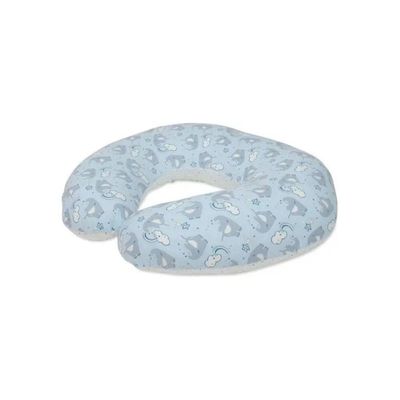 Baby Idea Kikka Cuscino 2 in 1 per Allattamento e Gravidanza, Azzurro